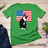 Tuxedo Cat 4th of July Hat Patriotic Gift Adults Kids T-Shirt
