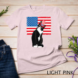 Tuxedo Cat 4th of July Hat Patriotic Gift Adults Kids T-Shirt