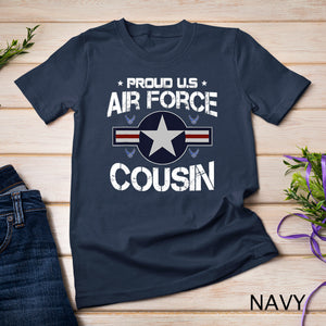 US Air Force Proud Cousin -Proud Air Force Cousin Father Day T-Shirt