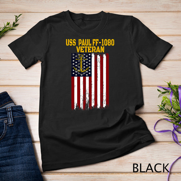 USS Paul FF-1080 Frigate Veterans Day Father's Day Grandpa T-Shirt