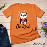 Unity Day Orange Kids Be Kind Panda With Heart Anti Bullying T-Shirt