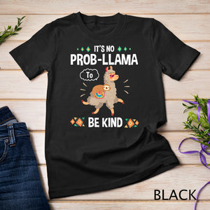 Unity Day Orange Tee No Prob-Llama Be Kind Anti Bullying Kid T-Shirt