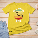 Vintage Ball Python Dad Pet Snake T-Shirt