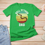 Vintage Ball Python Dad Pet Snake T-Shirt