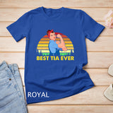 Vintage Retro Best Tia Ever Mother Day Gift T-Shirt
