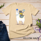Volleyball Llama Cat Cool Cute Birthday Gift Idea Outfit T-Shirt