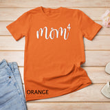Womens Mom4 Mom of 4 Mother of Four Kids Mama Gifts Mothers Day T-Shirt
