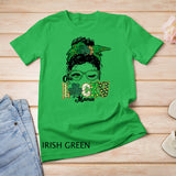 Womens One Lucky Mama St Patricks Day Mom Mother Shamrock T-Shirt