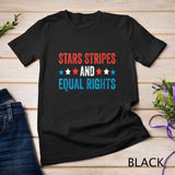 Womens Stars Stripes And Equal Rights 4th Of July Women's Rights T-Shirt