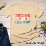 Womens Stars Stripes And Equal Rights 4th Of July Women's Rights T-Shirt