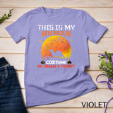 Womens This Is My Human Costume I'm Really A Ferret Halloween T-Shirt
