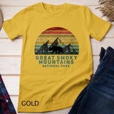 Womens Vintage Great Smoky Mountains National Park Bear V-Neck T-Shirt