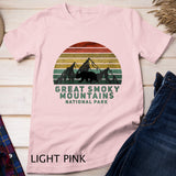 Womens Vintage Great Smoky Mountains National Park Bear V-Neck T-Shirt