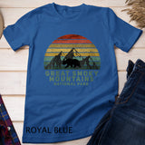 Womens Vintage Great Smoky Mountains National Park Bear V-Neck T-Shirt