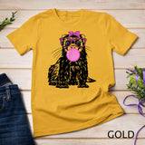 Cute Ferret With Bubble Gum Bandana Glasses T-Shirt