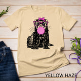 Cute Ferret With Bubble Gum Bandana Glasses T-Shirt