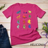 Dart Frogs Identification Chart for Frog Lovers T-Shirt