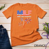 MILF Man I Love Fireworks Funny American Patriotic July 4th T-Shirt Grey