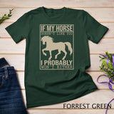 Horse tees for girls & women if my horse doesn't like you Pullover Hoodie T-Shirt