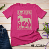 Horse tees for girls & women if my horse doesn't like you Pullover Hoodie T-Shirt