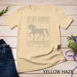 Horse tees for girls & women if my horse doesn't like you Pullover Hoodie T-Shirt