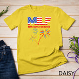 MILF Man I Love Fireworks Funny American Patriotic July 4th T-Shirt Red