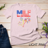 MILF Man I Love Fireworks Funny American Patriotic July 4th T-Shirt Red