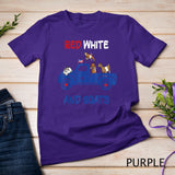 Red White and Goats 4th of July T-Shirt