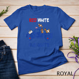 Red White and Goats 4th of July T-Shirt