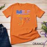 MILF Man I Love Fireworks Funny American Patriotic July 4th T-Shirt Yellow