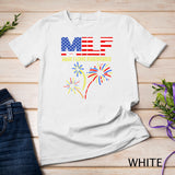 MILF Man I Love Fireworks Funny American Patriotic July 4th T-Shirt Yellow