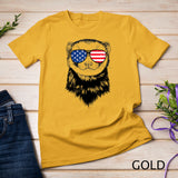 4th of July Ferret Patriotic USA Sunglasses American T-Shirt