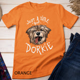A Little Bit Dorkie Yorkshire Terrier Funny Yorkie Gift T-Shirt