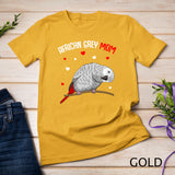 African Grey Parrot Mom Love funny Women T-Shirt