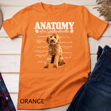 Anatomy Of A Goldendoodle Funny Cute Dog Doodle Mom Dad T-Shirt
