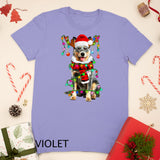 Australian Cattle Dog Santa Xmas Puppy Lover Christmas Light T-Shirt