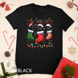 Black Lab Labrador Christmas Socks Funny Xmas Pajama Dog T-Shirt