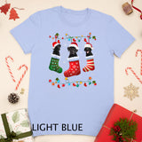 Black Lab Labrador Christmas Socks Funny Xmas Pajama Dog T-Shirt