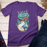 Blue Cat Smiling for Halloween T-Shirt