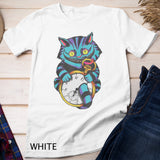 Blue Cat Smiling for Halloween T-Shirt