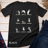 Boston Terriers Yoga Asana Pose Meditation Funny T-Shirt
