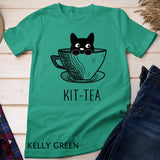 Cat Shirts Kit-Tea Funny Cat Lover Gift Cute Black Cat T-Shirt