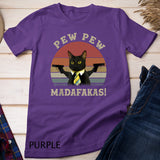Cat Vintage PewPewPew Madafakas Cat Crazy Pew Vintage T-Shirt