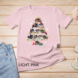 Chinchilla Christmas Tree Funny Rodents Lover Xmas Gifts T-Shirt