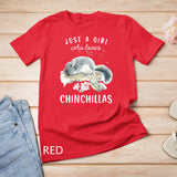 Chinchilla Tshirt, Just A Girl Who Loves Chinchillas T-Shirt