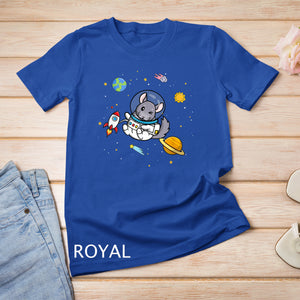 Chinchilla and Astronaut Shirt Chinchilla Lover T-Shirt