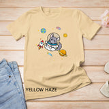 Chinchilla and Astronaut Shirt Chinchilla Lover T-Shirt