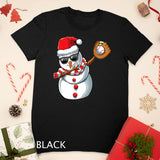 Christmas Dabbing Snowman Dab Boys Baseball Softball Gift T-Shirt