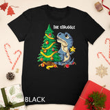 Christmas Dinosaur Tree Rex Pajamas Men Boys Kids Xmas Gifts T-Shirt