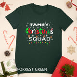 Christmas Morning Squad Red Buffalo Plaid Tree Santa Family T-Shirt